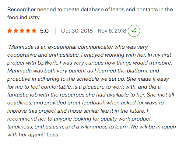 Client Testimonial 17
